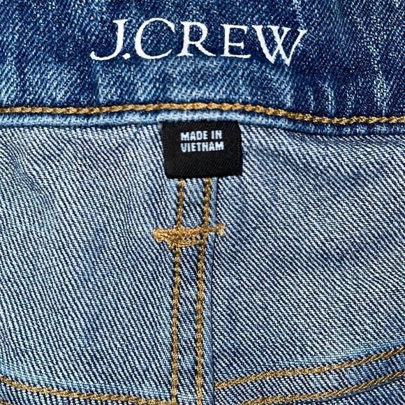 Re-Imagined by J. Crew Womens Cotton Blend Slim Wide Leg Jeans‎ Blue Size 31 - Picture 7 of 13